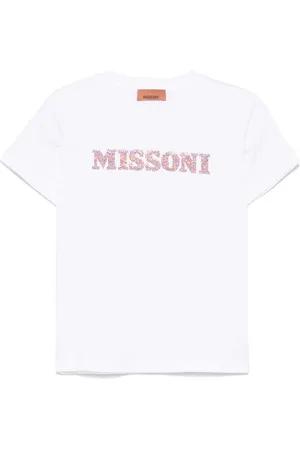 Missoni Camiseta con logo de cristales