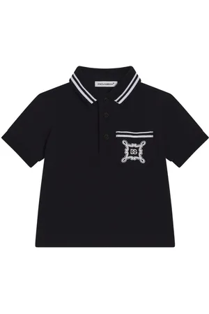 Dolce & Gabbana Polo con logo bordado