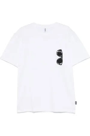 Moschino Camiseta con gafas de sol estampadas