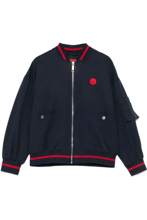 MAX&Co. Kids Chaqueta bómber con parche del logo