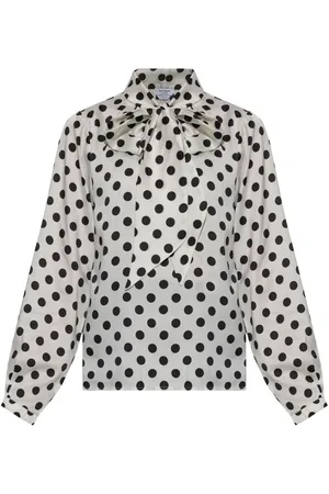 Kate Spade Blusa con motivo de lunares