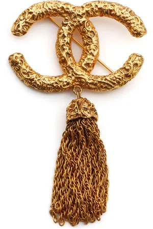 CHANEL Broche con logo CC 2003