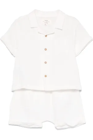 TEDDY & MINOU Conjunto de camisa y pantalones cortos texturizados