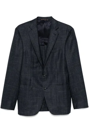 CANALI Blazer con motivo pied de poule