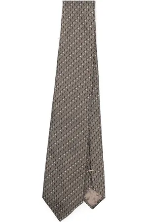 Emporio Armani Corbata con motivo en jacquard