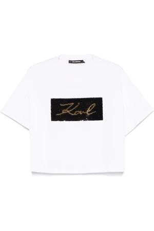 Karl Lagerfeld Camiseta reversible con lentejuelas