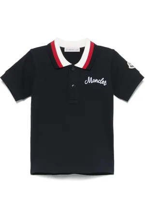 Moncler Polo con logo bordado