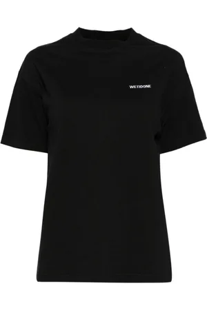 We11 Done Camiseta con logo bordado