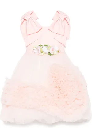 COLORICHIARI Vestido con volantes