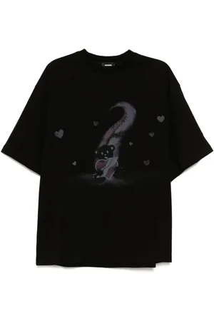 We11 Done Camiseta con estampado gráfico