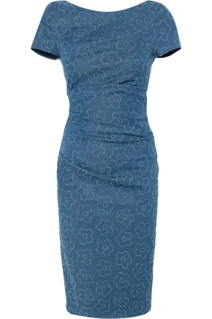 TALBOT RUNHOF Vestido corto con motivo floral