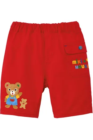 Miki House Pantalones con detalle de parche