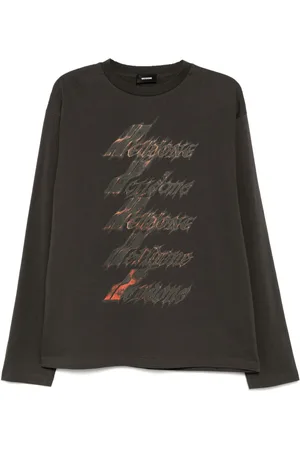 We11 Done Camiseta con logo estampado