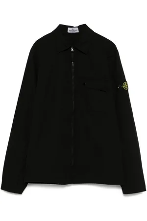 Stone Island Camisa con distintivo Compass