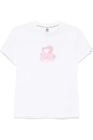 A Bathing Ape Camiseta con logo estampado