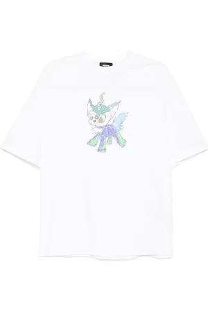 We11 Done Camiseta con ilustración Jeff Monster