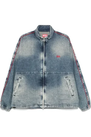Diesel Chaqueta vaquera con efecto lavado