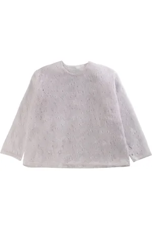 Issey Miyake Perforated-detail T-shirt