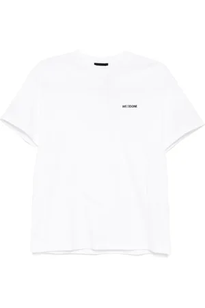We11 Done Camiseta con logo bordado