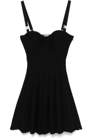 Elisabetta Franchi Vestido plisado de punto