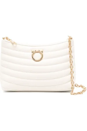 Salvatore Ferragamo Bolso de hombro con placa Gancini