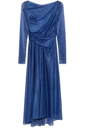 TALBOT RUNHOF Vestido midi fruncido