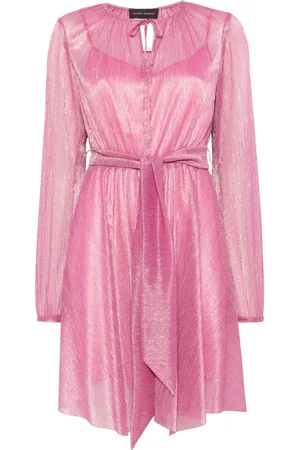 TALBOT RUNHOF Vestido corto con cuello en V