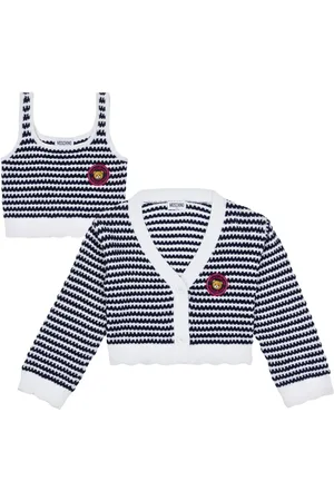 Moschino Conjunto de cárdigan con parche del logo
