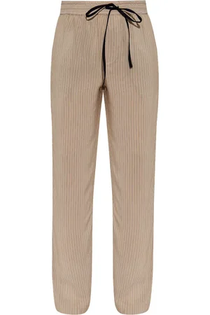 Victoria Beckham Pantalones de pijama con pinzas
