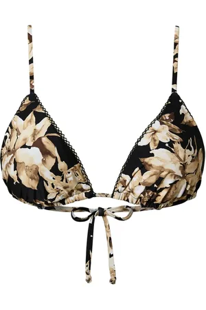 Twin-Set Top de bikini estampado