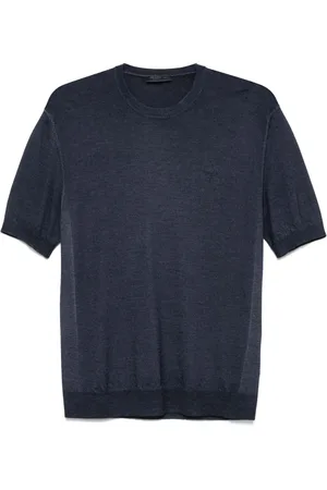 Prada Camiseta con logo bordado