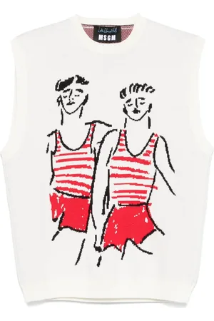 Msgm Chaleco Sailors in Love de x Luke Edward Hall