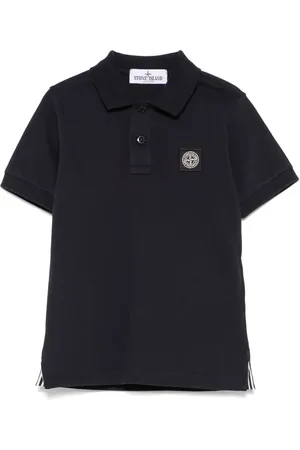 Stone Island Polo con distintivo Compass