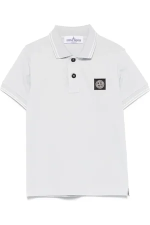 Stone Island Polo con distintivo Compass