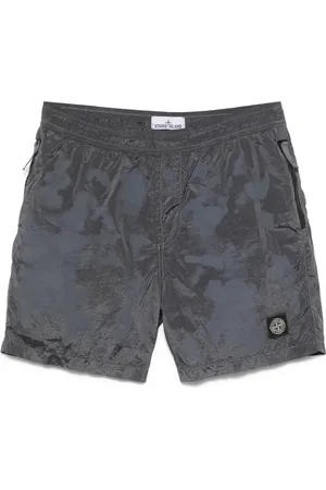 Stone Island Bañador con acabado fruncido