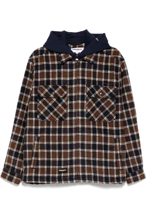 Chocoolate Chaqueta con capucha y cuadros