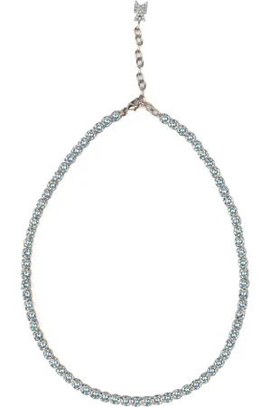 Amina Muaddi Collar con cristales