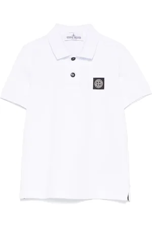 Stone Island Polo con distintivo Compass