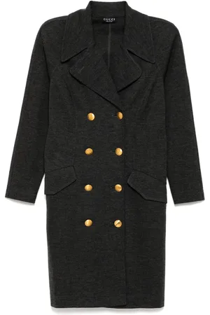 Gucci Abrigo con doble botonadura 1990-2000