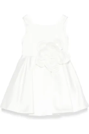 COLORICHIARI Vestido con apliques florales