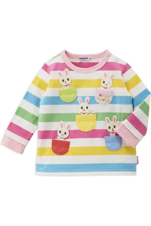 Miki House Camiseta con apliques