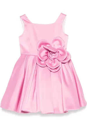 COLORICHIARI Vestido con apliques florales