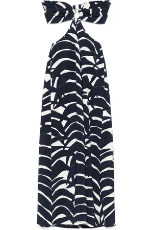 JOHANNA ORTIZ Vestido midi Ocean Layers