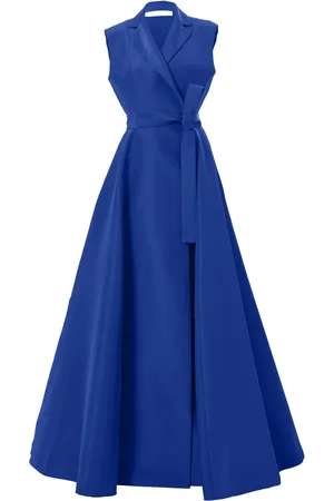Carolina Herrera Vestido de fiesta sin mangas con cinturón