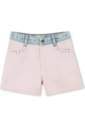 Sonia Rykiel Enfant Pantalones cortos con logo bordado