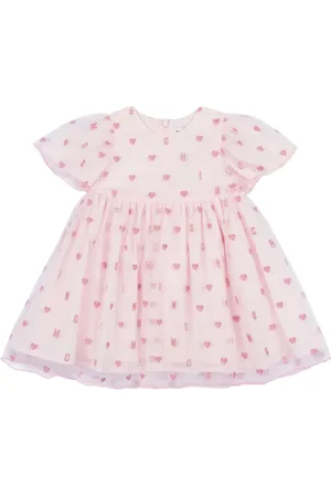 Moschino Vestido con estampado de corazones