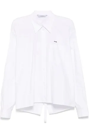pushBUTTON Camisa con diseño cuadrado