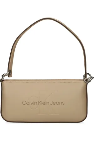 Calvin Klein Bolso de hombro con logo en relieve