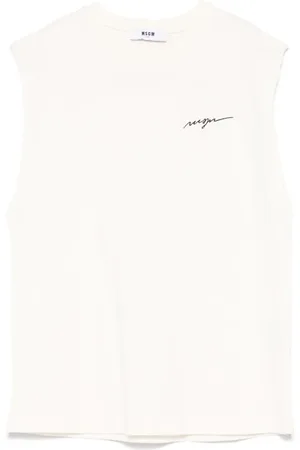 Msgm Top con logo bordado