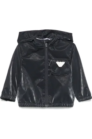 Emporio Armani Chaqueta con logo de goma